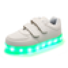 Kinder Jungen Mädchen USB Aufladung hohe Spitze führte Tanzschuhe LED-Blitz Schuhe